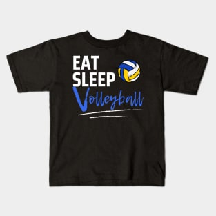 Eat Sleep Volleyball Kids T-Shirt